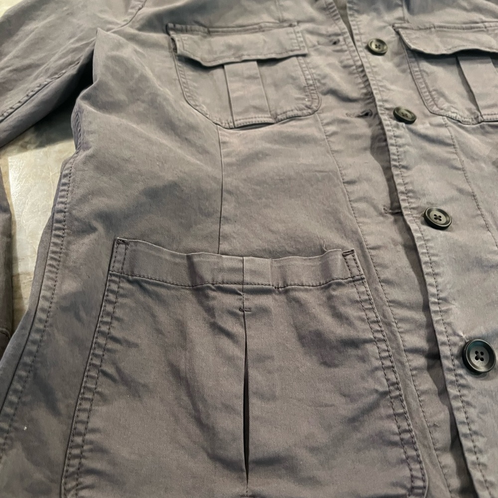 Loft grey pea coat size L